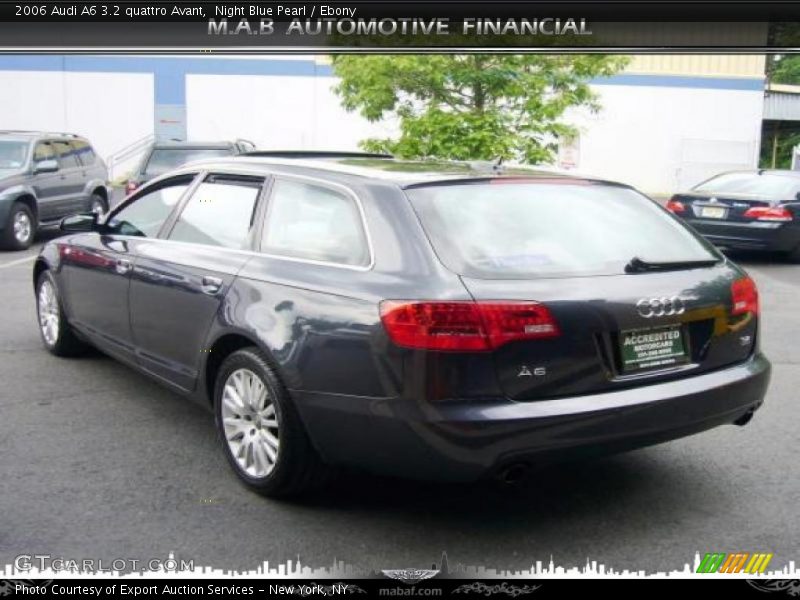 Night Blue Pearl / Ebony 2006 Audi A6 3.2 quattro Avant