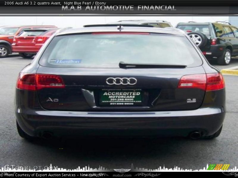 Night Blue Pearl / Ebony 2006 Audi A6 3.2 quattro Avant