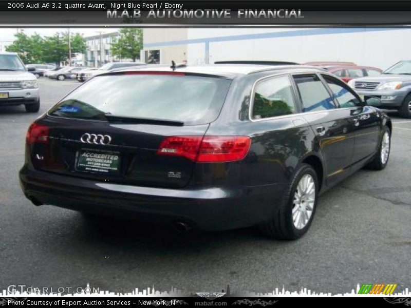 Night Blue Pearl / Ebony 2006 Audi A6 3.2 quattro Avant