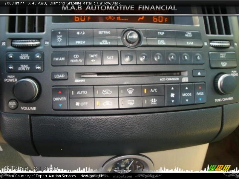 Diamond Graphite Metallic / Willow/Black 2003 Infiniti FX 45 AWD