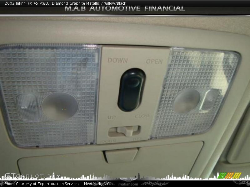Diamond Graphite Metallic / Willow/Black 2003 Infiniti FX 45 AWD