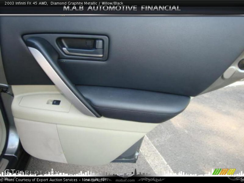Diamond Graphite Metallic / Willow/Black 2003 Infiniti FX 45 AWD
