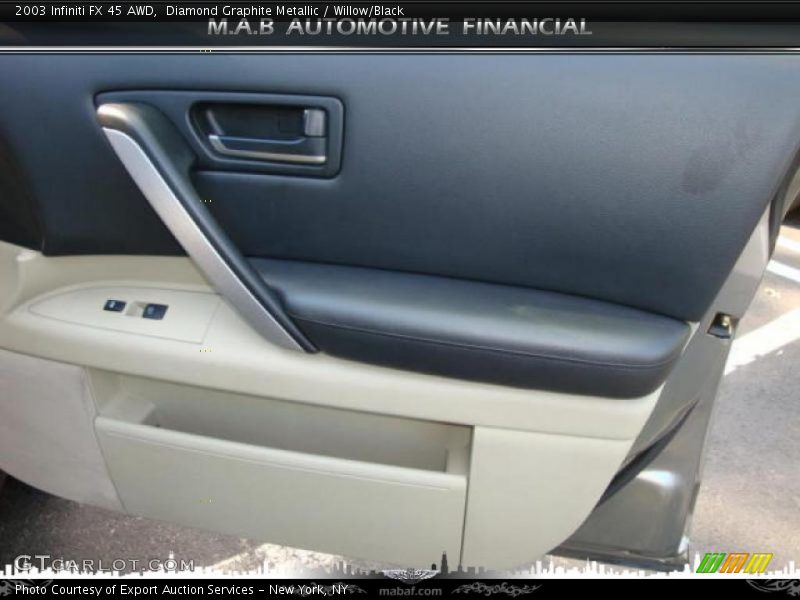 Diamond Graphite Metallic / Willow/Black 2003 Infiniti FX 45 AWD