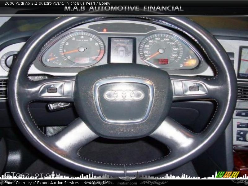 Night Blue Pearl / Ebony 2006 Audi A6 3.2 quattro Avant