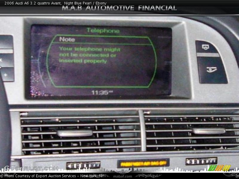 Night Blue Pearl / Ebony 2006 Audi A6 3.2 quattro Avant