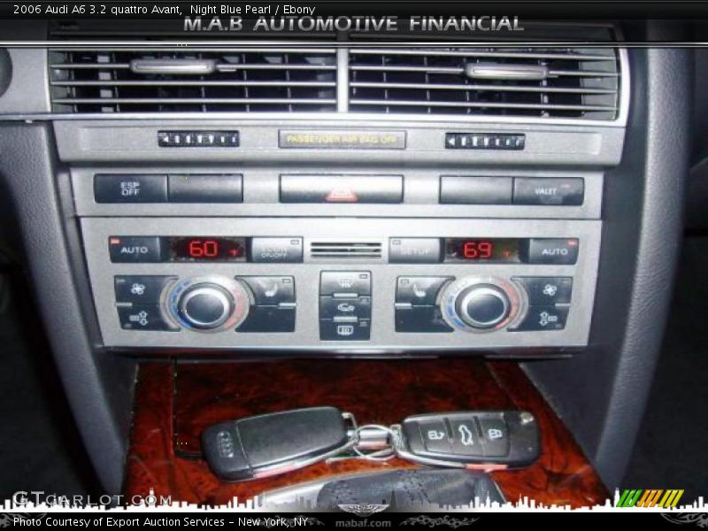 Night Blue Pearl / Ebony 2006 Audi A6 3.2 quattro Avant