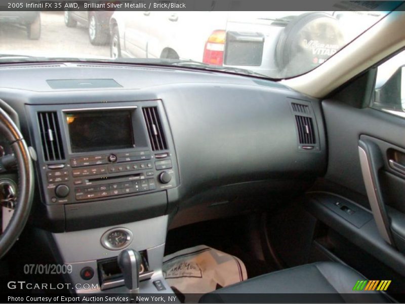 Brilliant Silver Metallic / Brick/Black 2005 Infiniti FX 35 AWD