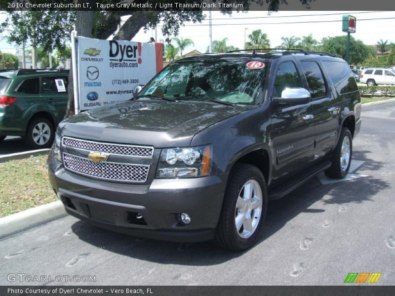 Taupe Gray Metallic / Light Titanium/Dark Titanium 2010 Chevrolet Suburban LT