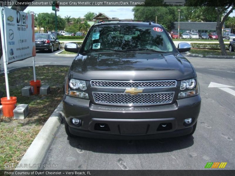 Taupe Gray Metallic / Light Titanium/Dark Titanium 2010 Chevrolet Suburban LT