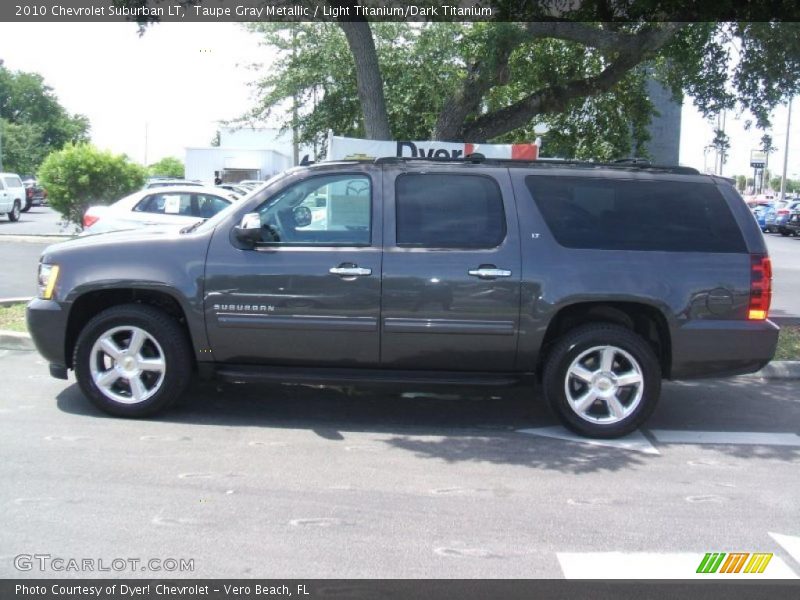Taupe Gray Metallic / Light Titanium/Dark Titanium 2010 Chevrolet Suburban LT