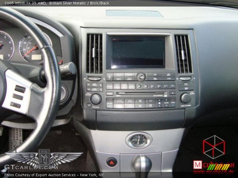 Brilliant Silver Metallic / Brick/Black 2005 Infiniti FX 35 AWD