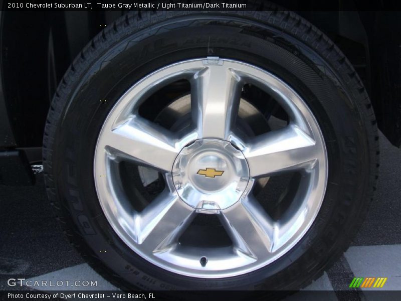 Taupe Gray Metallic / Light Titanium/Dark Titanium 2010 Chevrolet Suburban LT