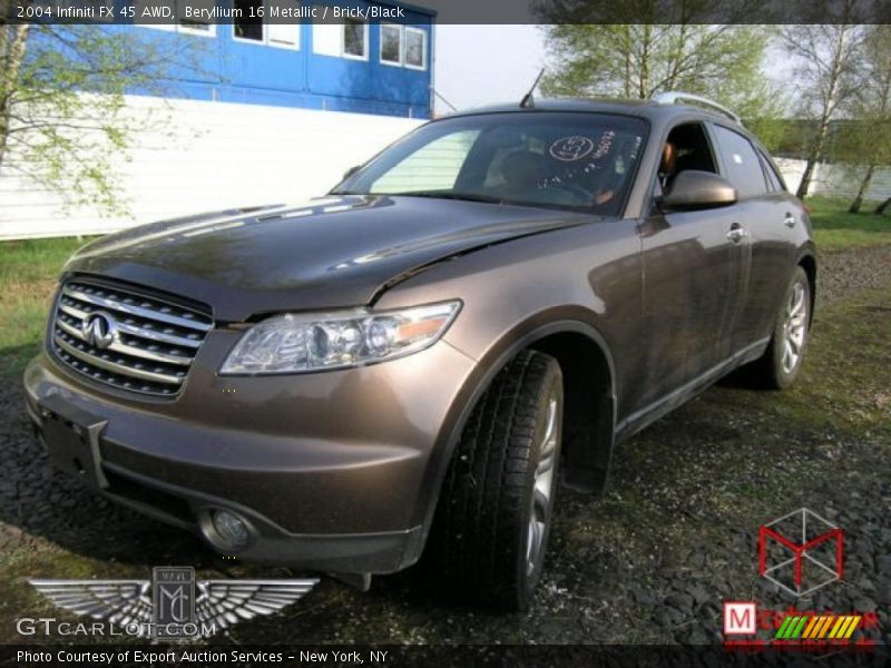 Beryllium 16 Metallic / Brick/Black 2004 Infiniti FX 45 AWD