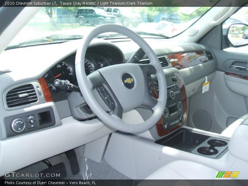 Taupe Gray Metallic / Light Titanium/Dark Titanium 2010 Chevrolet Suburban LT