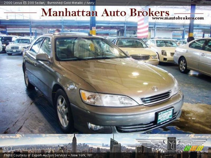 Burnished Gold Metallic / Ivory 2000 Lexus ES 300 Sedan