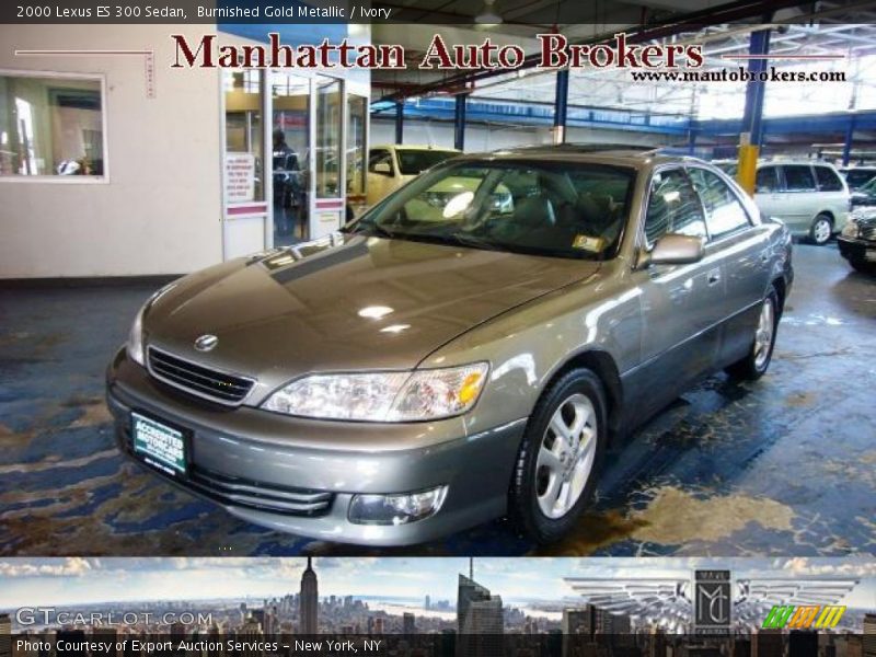 Burnished Gold Metallic / Ivory 2000 Lexus ES 300 Sedan