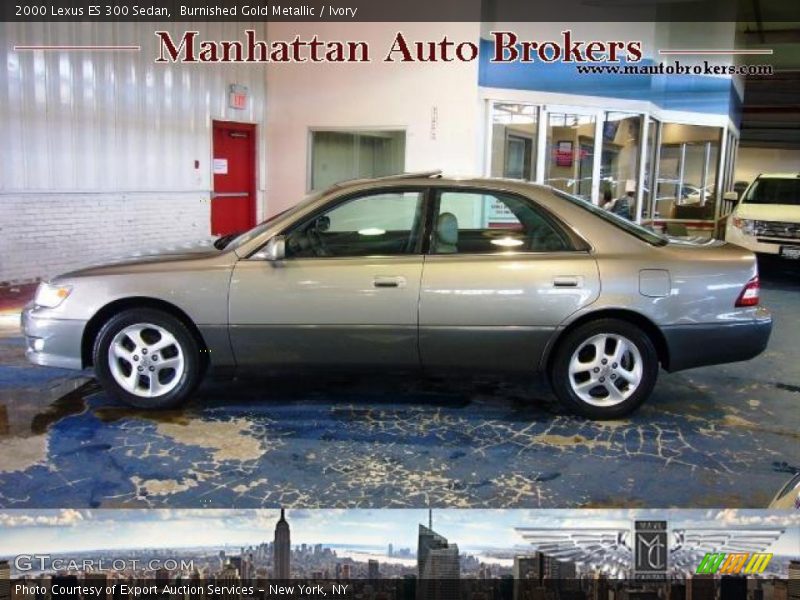 Burnished Gold Metallic / Ivory 2000 Lexus ES 300 Sedan