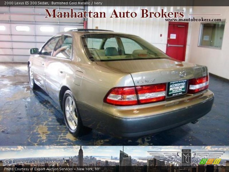 Burnished Gold Metallic / Ivory 2000 Lexus ES 300 Sedan