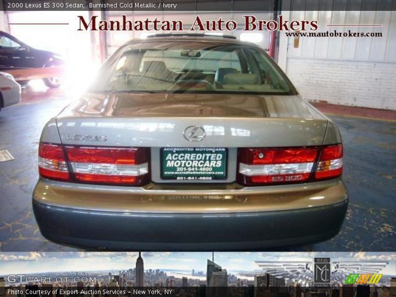Burnished Gold Metallic / Ivory 2000 Lexus ES 300 Sedan
