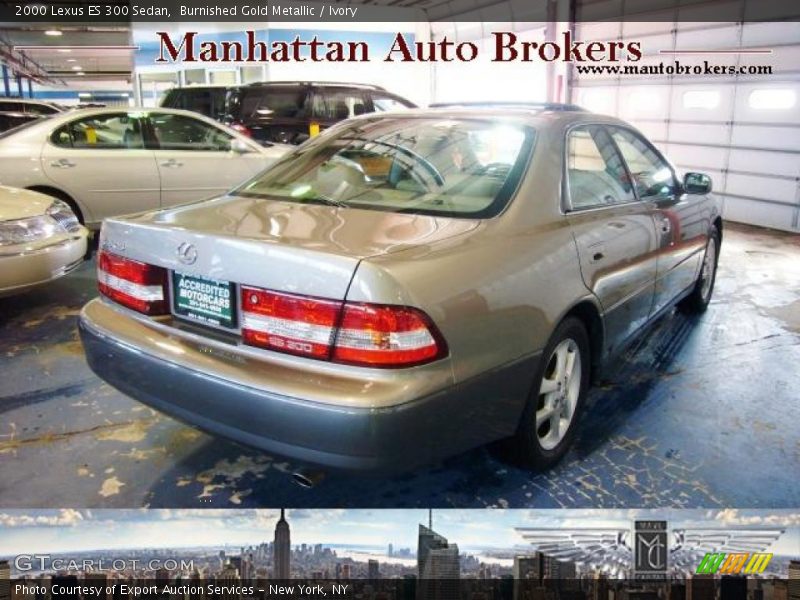 Burnished Gold Metallic / Ivory 2000 Lexus ES 300 Sedan