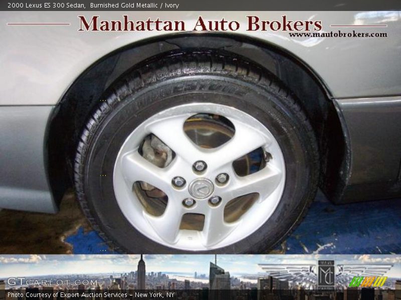 Burnished Gold Metallic / Ivory 2000 Lexus ES 300 Sedan