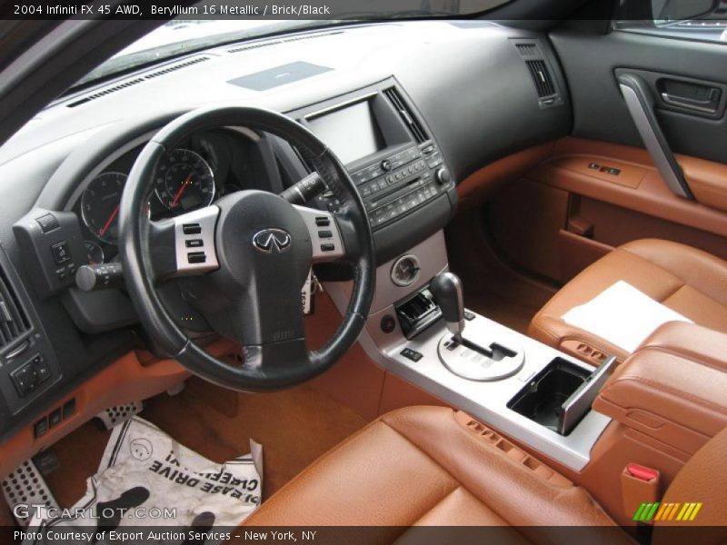 Beryllium 16 Metallic / Brick/Black 2004 Infiniti FX 45 AWD