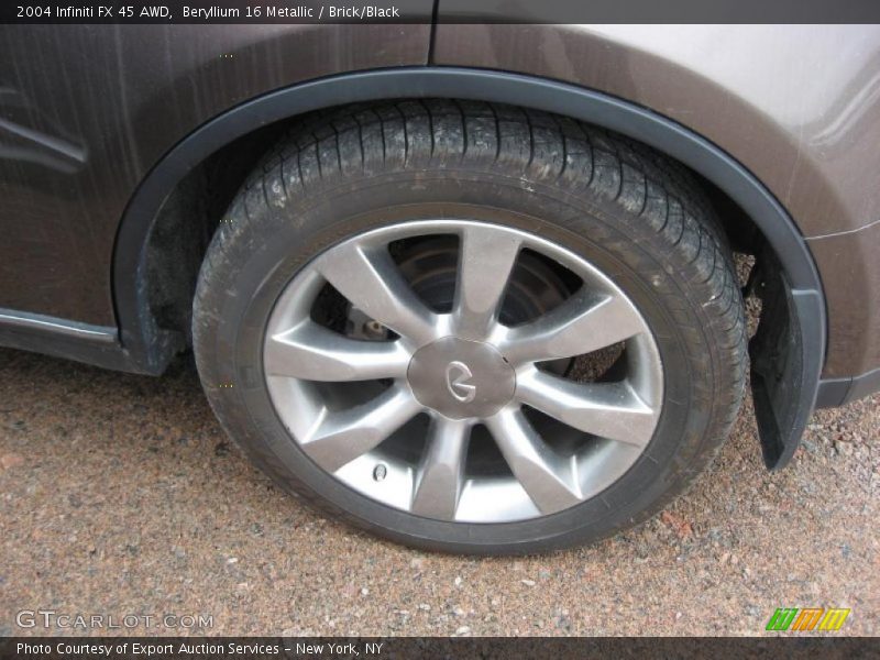Beryllium 16 Metallic / Brick/Black 2004 Infiniti FX 45 AWD