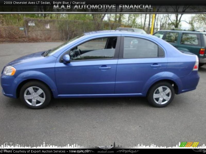Bright Blue / Charcoal 2009 Chevrolet Aveo LT Sedan