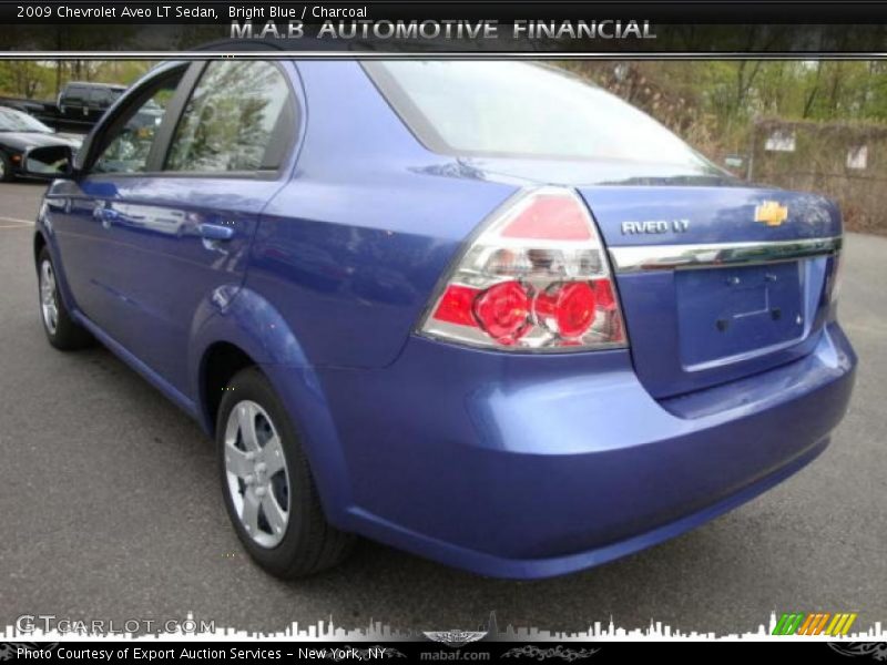 Bright Blue / Charcoal 2009 Chevrolet Aveo LT Sedan