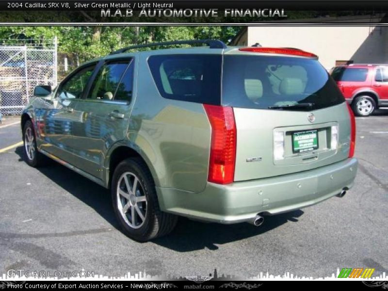 Silver Green Metallic / Light Neutral 2004 Cadillac SRX V8