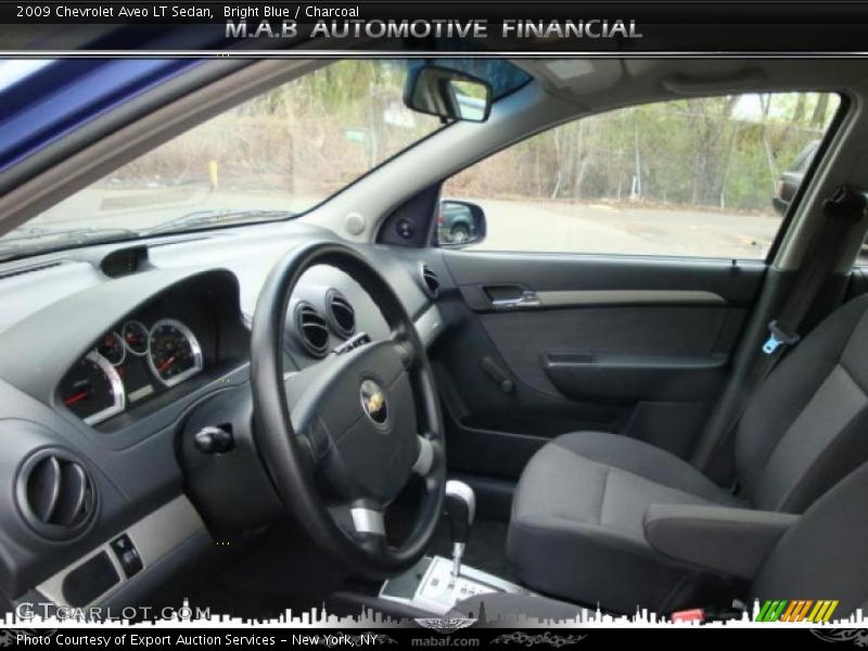 Bright Blue / Charcoal 2009 Chevrolet Aveo LT Sedan
