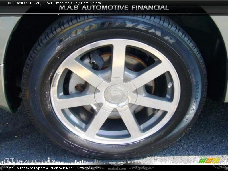 Silver Green Metallic / Light Neutral 2004 Cadillac SRX V8