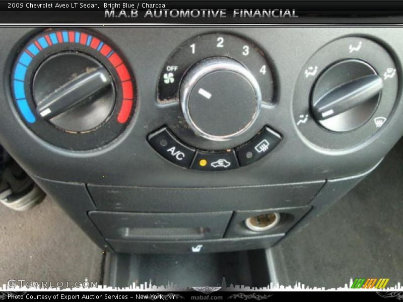 Bright Blue / Charcoal 2009 Chevrolet Aveo LT Sedan