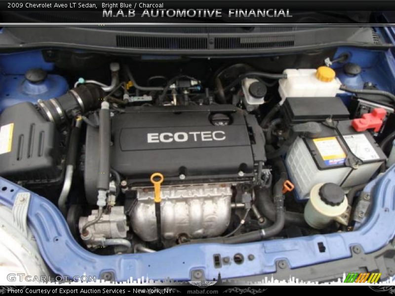 Bright Blue / Charcoal 2009 Chevrolet Aveo LT Sedan