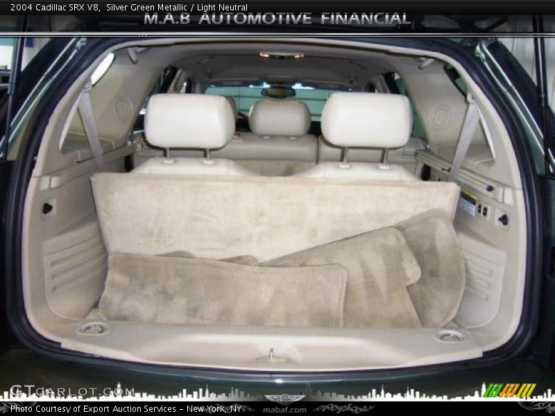 Silver Green Metallic / Light Neutral 2004 Cadillac SRX V8