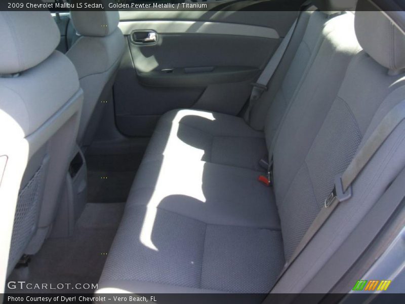 Golden Pewter Metallic / Titanium 2009 Chevrolet Malibu LS Sedan