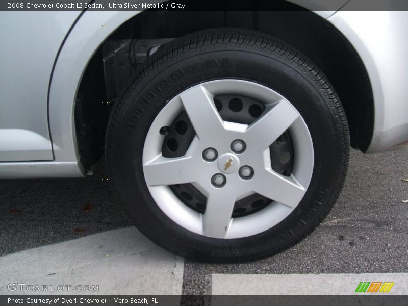 Ultra Silver Metallic / Gray 2008 Chevrolet Cobalt LS Sedan