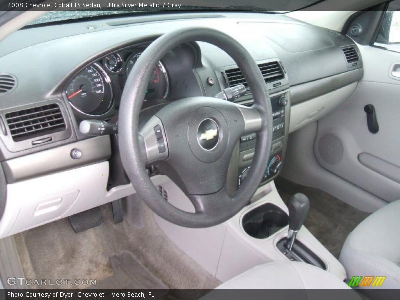 Ultra Silver Metallic / Gray 2008 Chevrolet Cobalt LS Sedan