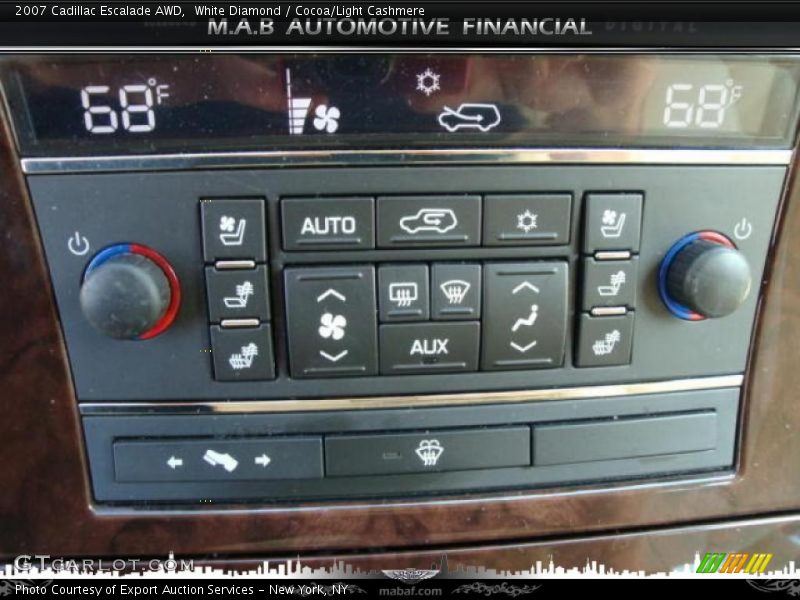 White Diamond / Cocoa/Light Cashmere 2007 Cadillac Escalade AWD