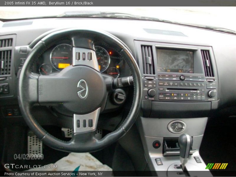 Beryllium 16 / Brick/Black 2005 Infiniti FX 35 AWD