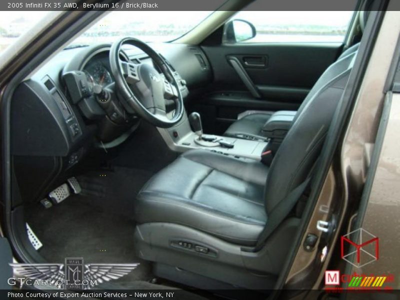 Beryllium 16 / Brick/Black 2005 Infiniti FX 35 AWD