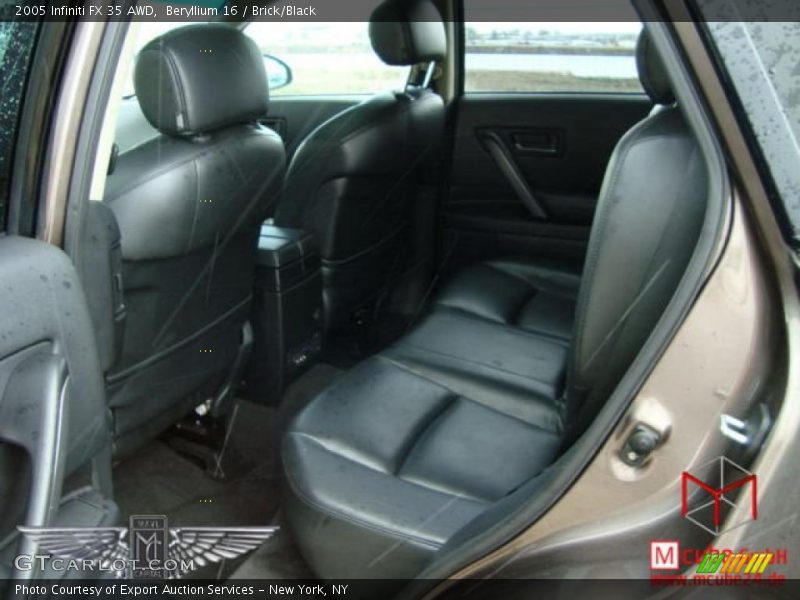 Beryllium 16 / Brick/Black 2005 Infiniti FX 35 AWD