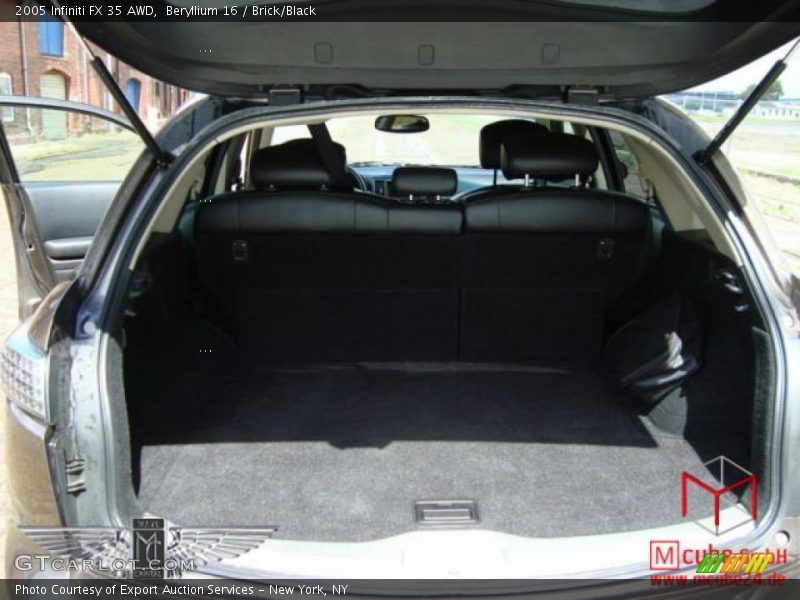 Beryllium 16 / Brick/Black 2005 Infiniti FX 35 AWD