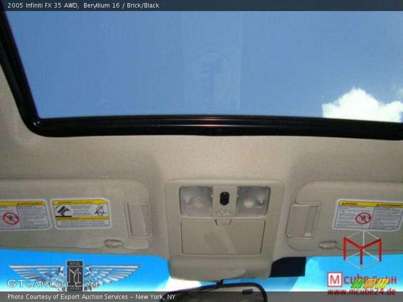 Beryllium 16 / Brick/Black 2005 Infiniti FX 35 AWD