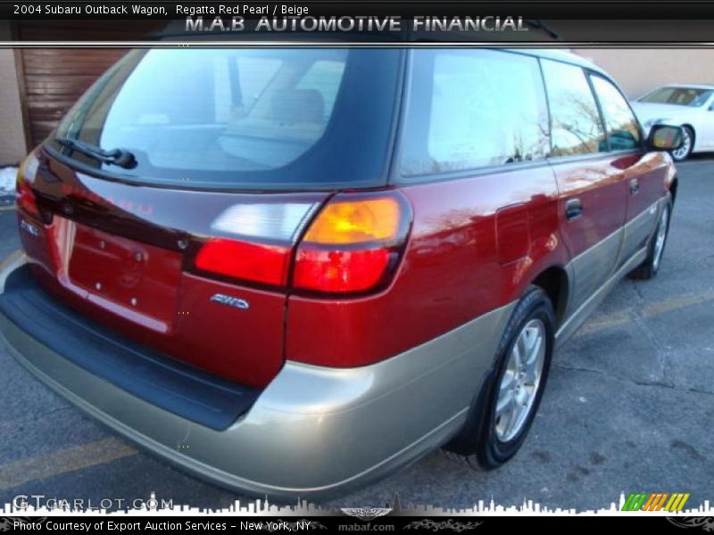 Regatta Red Pearl / Beige 2004 Subaru Outback Wagon