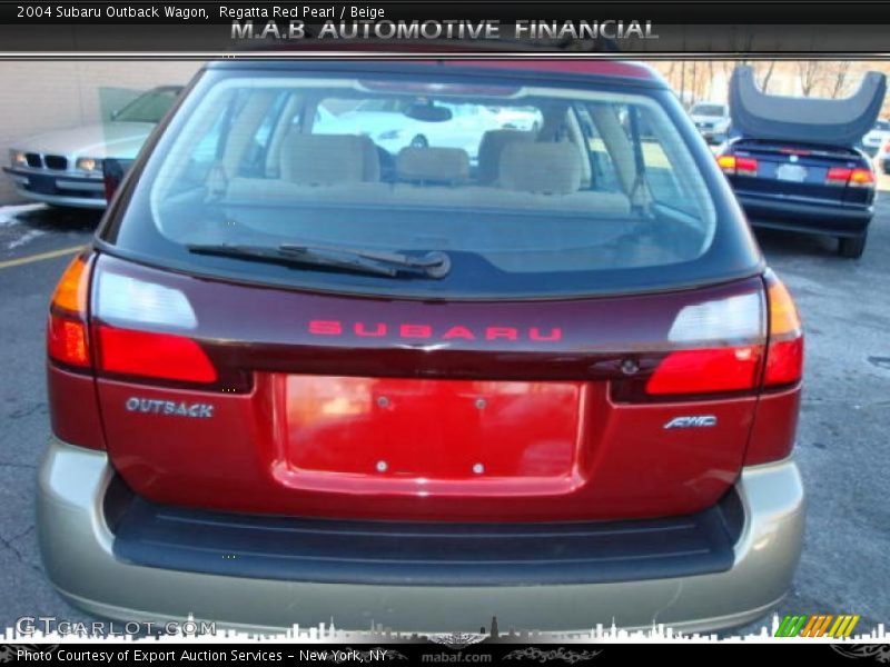 Regatta Red Pearl / Beige 2004 Subaru Outback Wagon