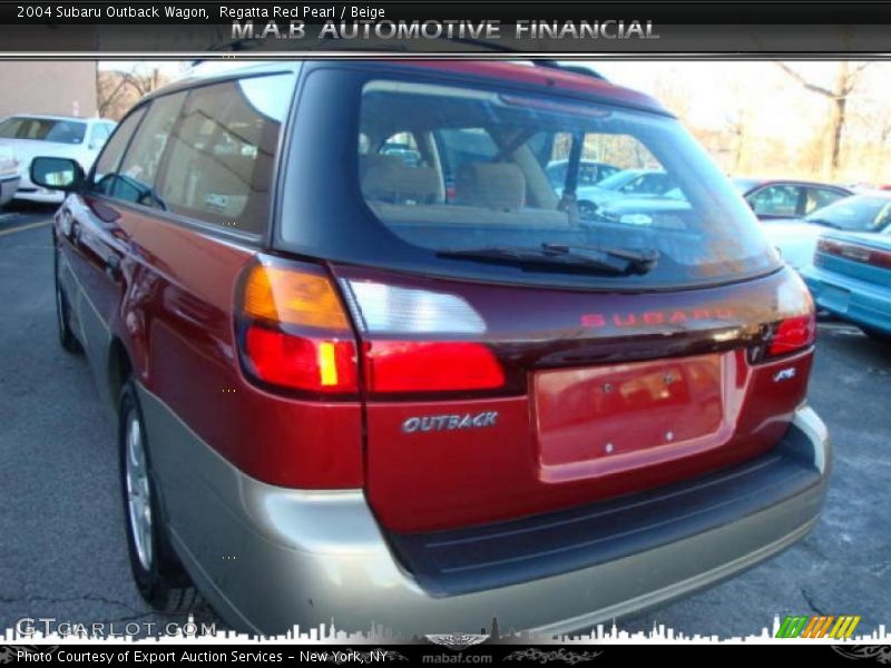 Regatta Red Pearl / Beige 2004 Subaru Outback Wagon
