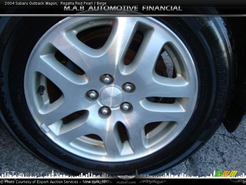 Regatta Red Pearl / Beige 2004 Subaru Outback Wagon