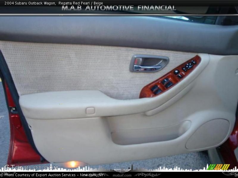 Regatta Red Pearl / Beige 2004 Subaru Outback Wagon