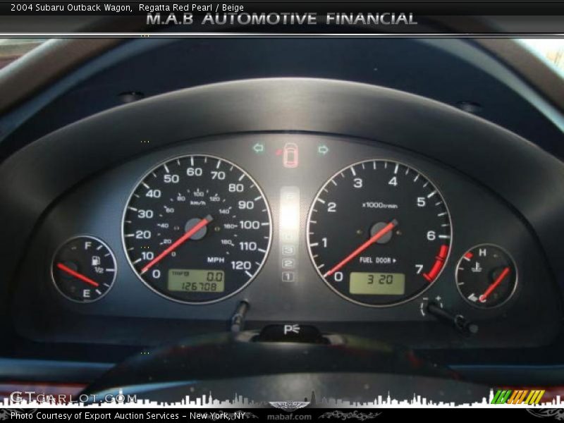 Regatta Red Pearl / Beige 2004 Subaru Outback Wagon